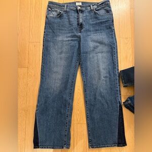 Vintage Hudson Jeans Women's Straight Leg Blue Denim